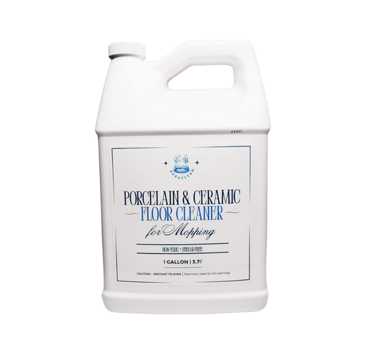 Auraclean Porcelain & Ceramic Tile Floor Cleaner Concentrate for mopping - 1 Gallon