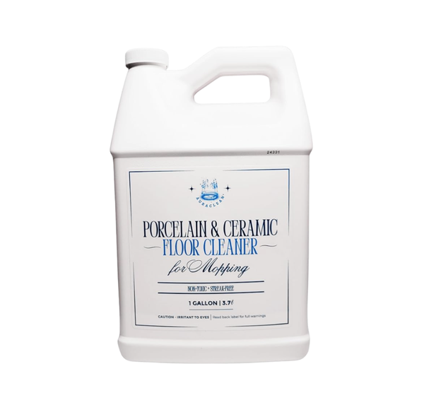 Auraclean Porcelain & Ceramic Tile Floor Cleaner Concentrate for mopping - 1 Gallon