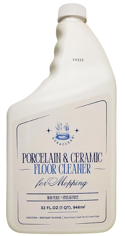 Porcelain & Ceramic Tile Floor Cleaner Concentrate for mopping - 1 Quart
